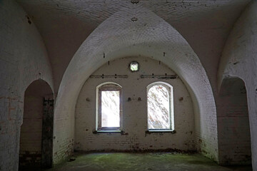 Ruins of a bakery at former Prussian Boyen Fortress - Gizycko, Poland