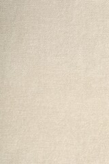 Fototapeta premium Texture of beige fabric as background, top view