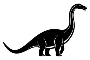 brachiosaurus vector illustration
