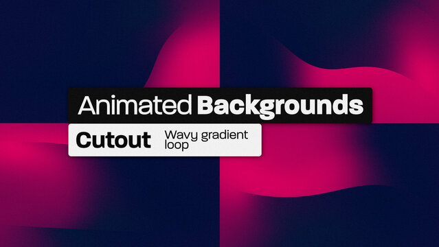 Cutout Wave Gradient Animated Backgrounds 179 