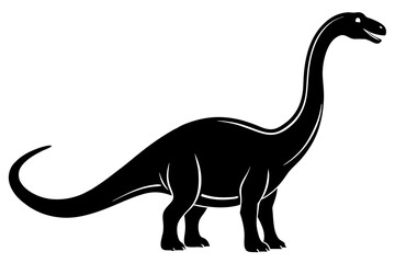 brachiosaurus vector illustration