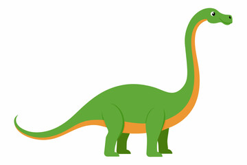 brachiosaurus vector illustration