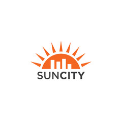 Fototapeta premium Sun City Logo