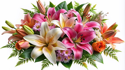 Flower bouquets for decoration and decoration