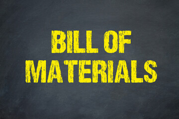 Bill of Materials	