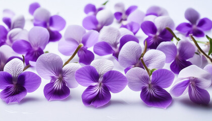 purple crocus flowers