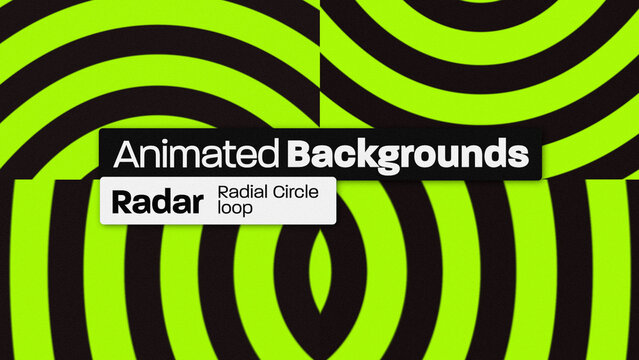 Flat Radial Loop Animated Backgrounds 186 