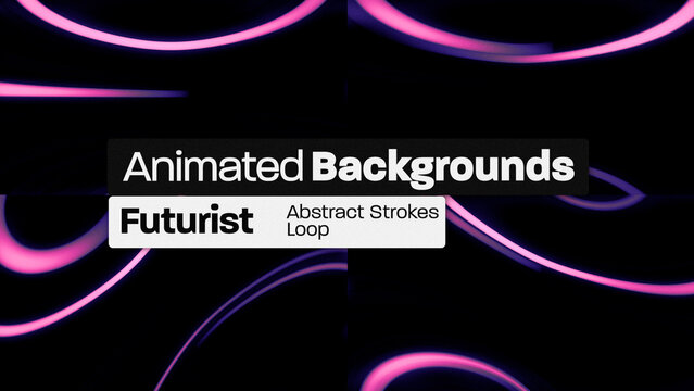 Futuristic Strokes Animated Backgrounds 050 