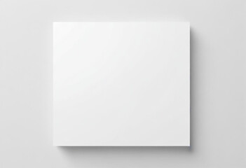 Fototapeta premium blank white paper on white background