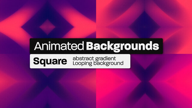 Geometric Square Abstract Gradient Animated Backgrounds 197 