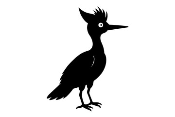 woodpecker bird logo vector illustration