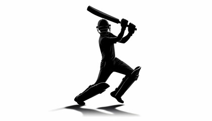 Shadow of a Cricket Player