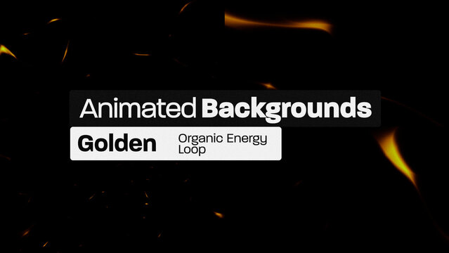 Golden Energy Organic Animated Backgrounds 071 