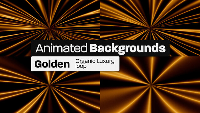 Golden Radial Organic Animated Backgrounds 168 