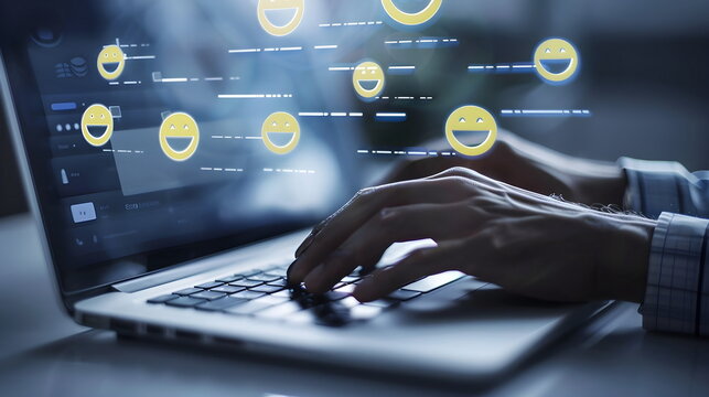 Customer Satisfaction Feedback Digital Interface Technology User Experience - Powered by Adobe