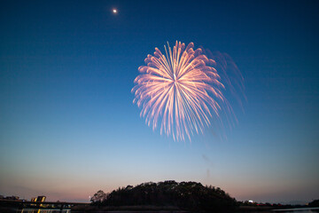 夜空と花火