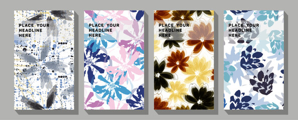 Cover art, t-shirt print, banner. Modern exotic design for paper, cover, fabric, interior decor and other users.