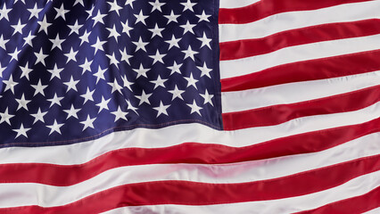 Fototapeta premium American Independence day background with american flag 