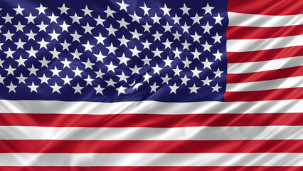 Naklejka premium American Independence day background with american flag 