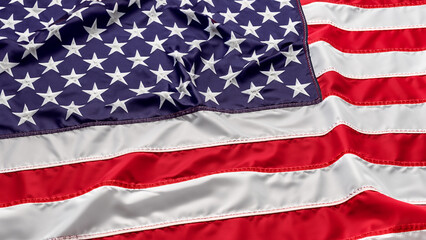 Obraz premium American Independence day background with american flag 