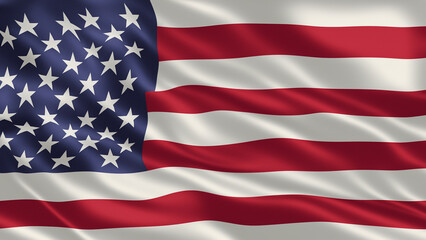 Obraz premium American Independence day background with american flag 