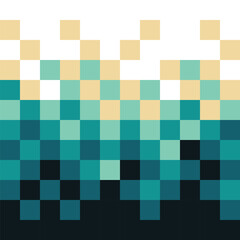 Abstract Pixel Pattern Background, Abstract Pixel Background with retro color theme.