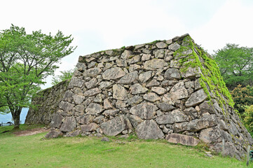 竹田城の石垣　兵庫県朝来市
