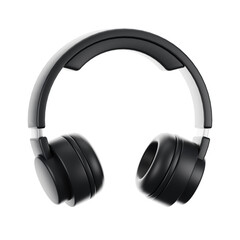 3d rendering headphone icon. Gadget and technology concept