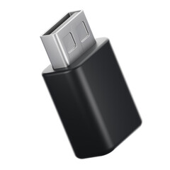 3d rendering usb drive icon. Gadget and technology concept