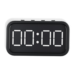 3d rendering digital clock icon. Gadget and technology concept
