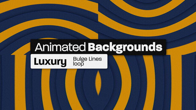 Luxury Bulge Lines Loop Animated Backgrounds 190 