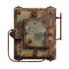 Vintage fusebox with locked hatch