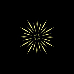 vector logo design spark light,ray,happy new year