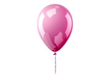 pink balloons isolated on transparent background