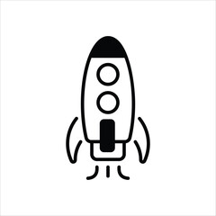 Launch vector icon