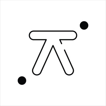 Quincunx  vector icon