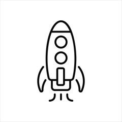 Launch vector icon