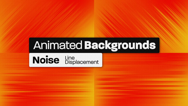 Noise Line Displacement Animated Backgrounds 020 