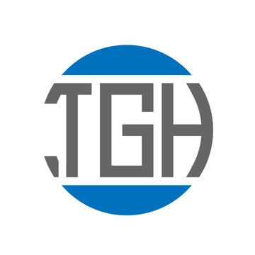 TGH letter logo design on white background. TGH creative initials circle logo concept. TGH letter design.