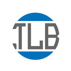 TLB letter logo design on white background. TLB creative initials circle logo concept. TLB letter design.