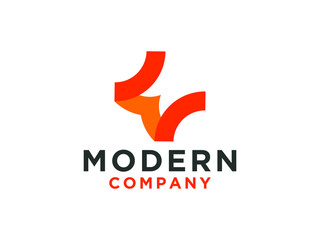 Letter W Modern logo template.