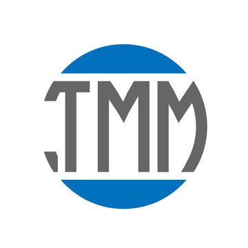 TMM letter logo design on white background. TMM creative initials circle logo concept. TMM letter design.
