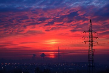 Fototapeta premium industrial likely related to the energy or utilities sector