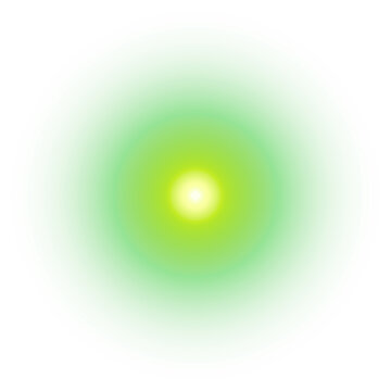 PNG bright green light gradient effect sticker, transparent background