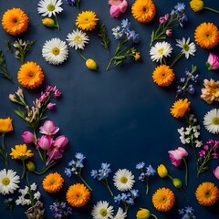 Fototapeta premium daisies and flowers