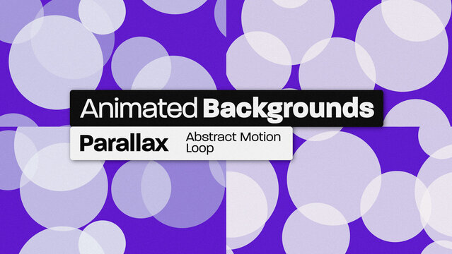 Parallax Bubbles Motion Animated Backgrounds 147