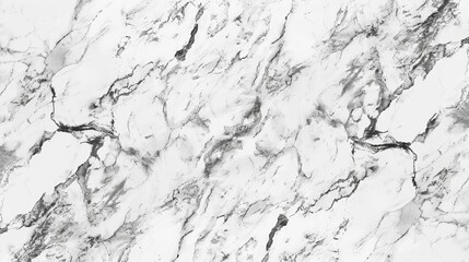 Fototapeta premium High-resolution white marble texture with elegant gray veining, suitable for backgrounds, designs, and architectural projects.