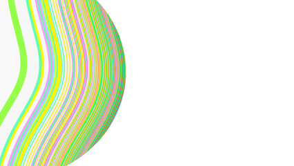 カラフルな半円の抽象的な背景画像