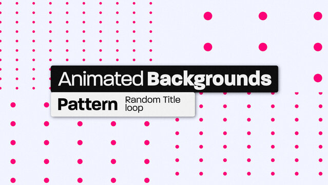 Pattern Circle Tiles Animated Backgrounds 135 