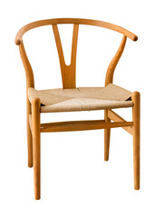 Classic wooden chair mockup